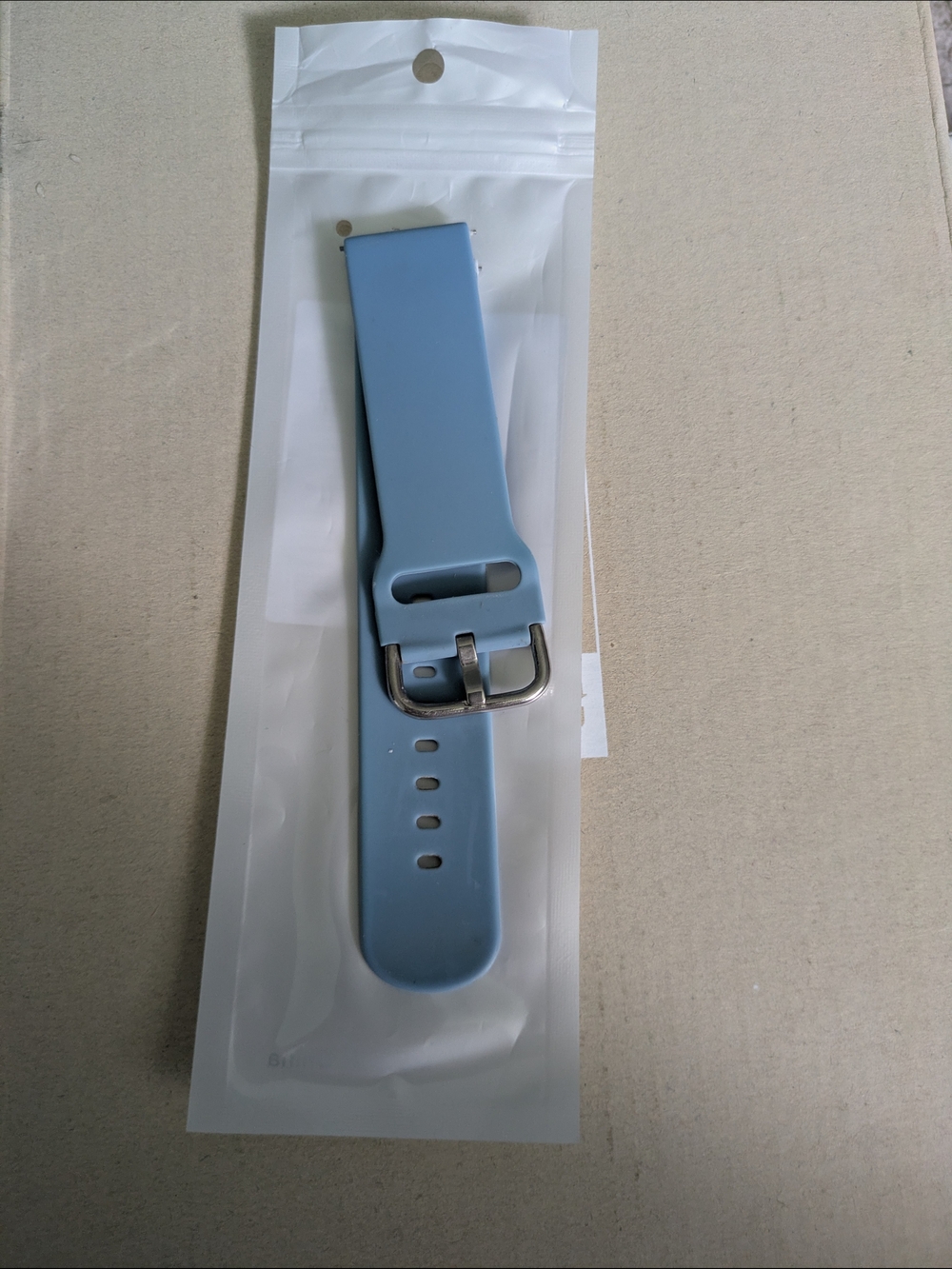 Silicone Replacement Watch Band - Light Blue